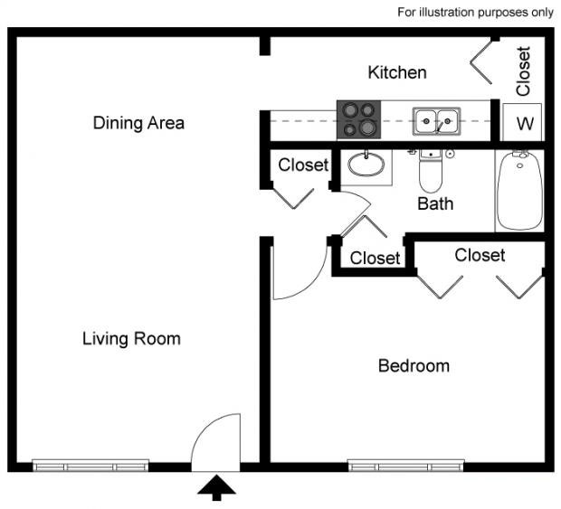 1-bed-the-gardenia-2d-floor-plan