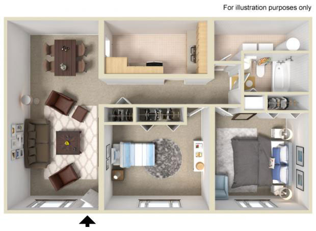 2-beds-the-hibiscus-3d-floor-plan